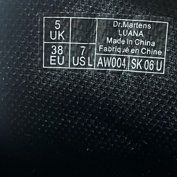 Dr. Martens Luana White US 7, UK 5 Punk, Emo, Rock, ,Glam, Goth Tie Up Boots - Picture 3 of 13